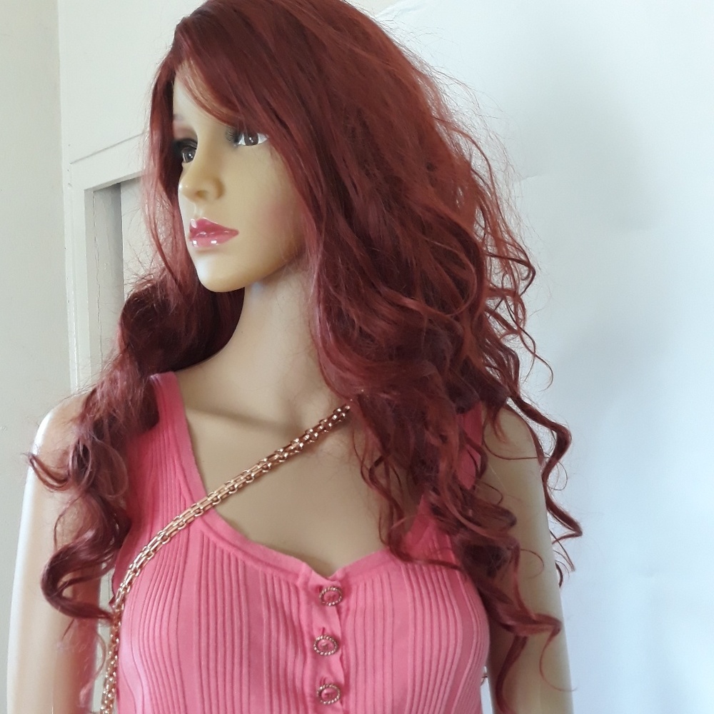 Pinkish Coral Chanel knit tank top